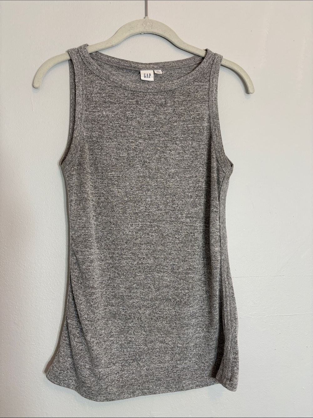 GAP Gray High Neck Tank Top